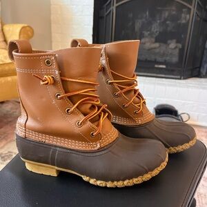 L.L. Bean Tan and Brown Boots